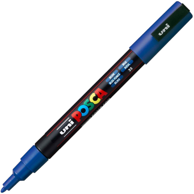 Uniball - Μαρκαδοράκι Posca PC-3M 0.9-1.3 mm Blue 33 915783