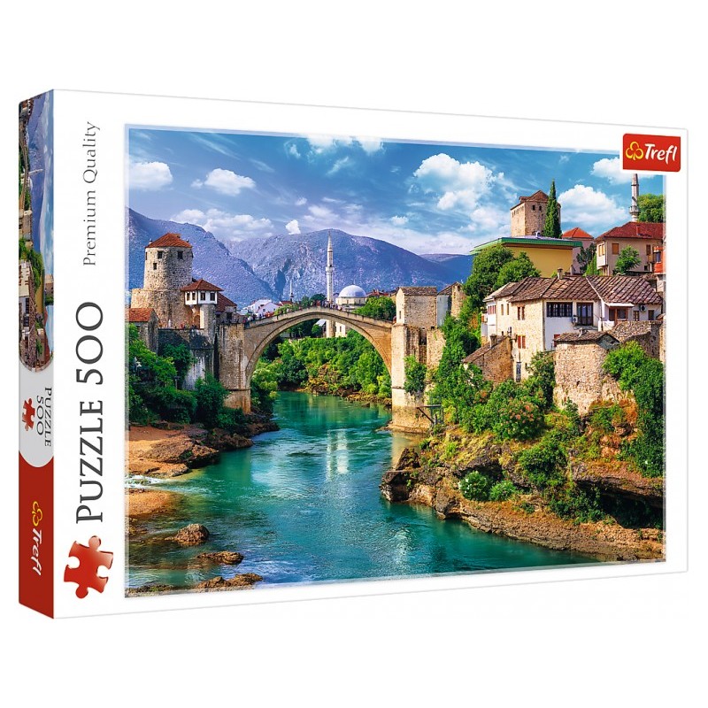 Trefl - Puzzle The Old Bridge In Mostar Bosnia And Herzegovina 500 Pcs 37333