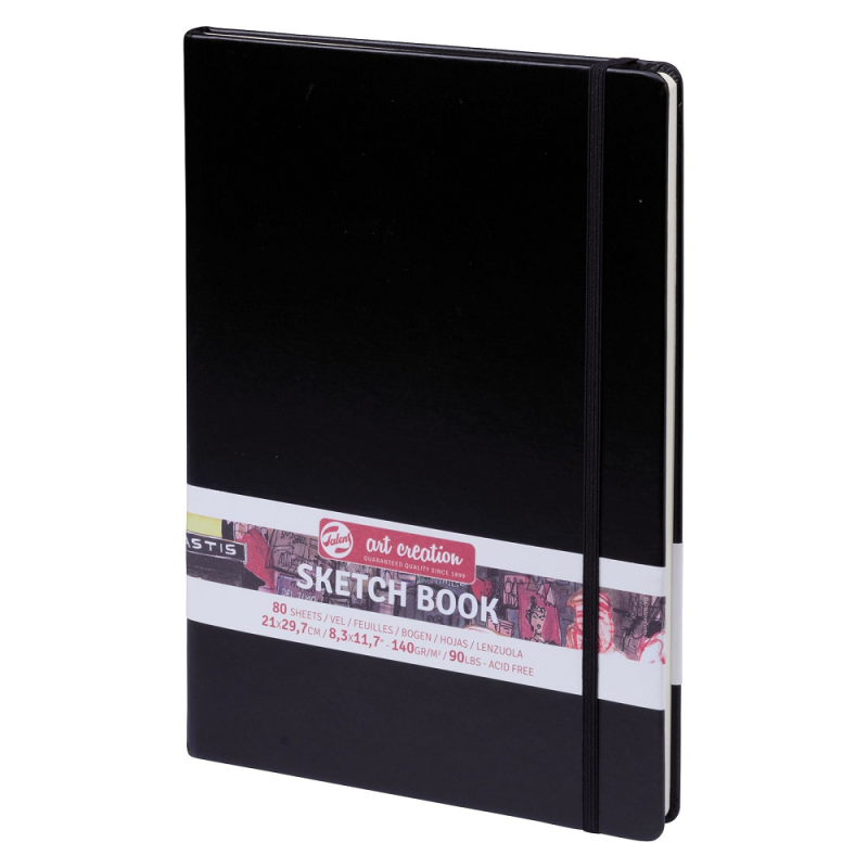 Royal Talens - Σημειωματάριο Sketchbook Art Creation Black 21x29,7 εκ 80 Φύλλα 9314003M