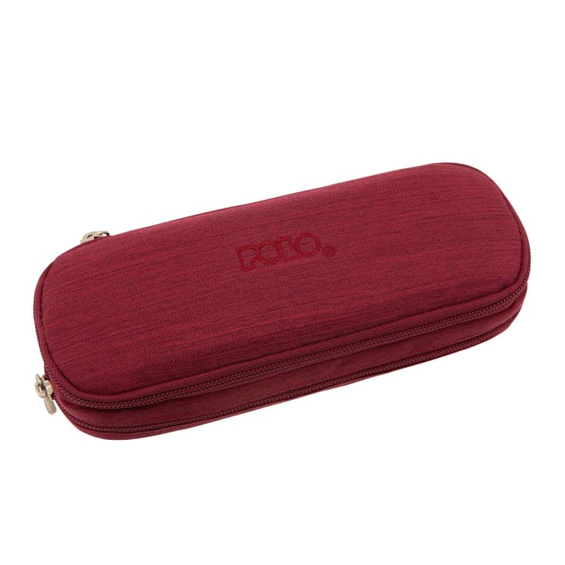 Polo – Κασετίνα Οβάλ Duo Box Jean, Pomegranade 2023 9-37-004-4200