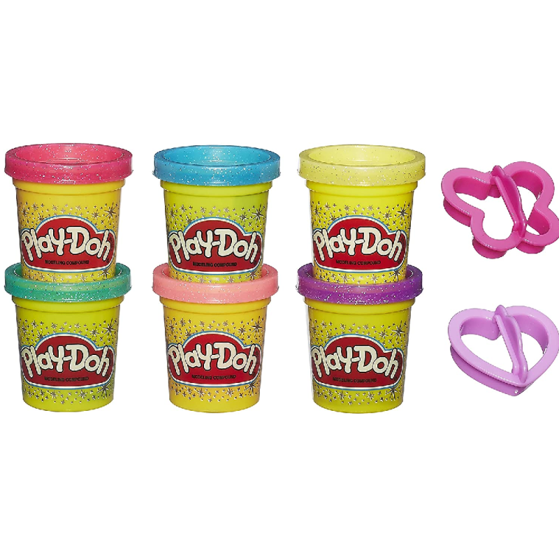 Hasbro Play-Doh - Sparkle Compound Collection Πλαστοζυμαράκι Λαμπιρίζον A5417