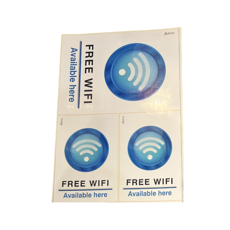 I-Sima - Free Wifi Avaliable Here 10/10/13.5 εκ ASM4431