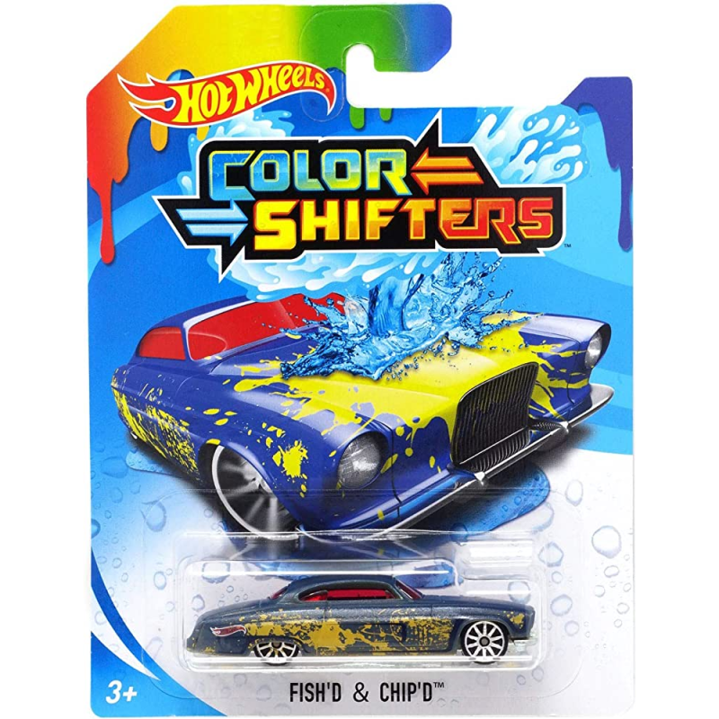 Mattel Hot Wheels - Color Shifters, Fish'D & Chip'D BHR31 (BHR15)