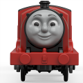 Fisher Price Thomas & Friends - Μηχανοκίνητο Τρένο Με Βαγόνι James BML08 (BMK86/BMK87)