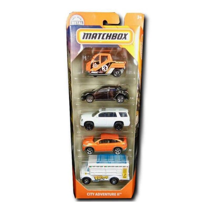 Mattel Matchbox - Αυτοκινητάκια Σετ Των 5 City Adventure II GKJ07 (C1817)