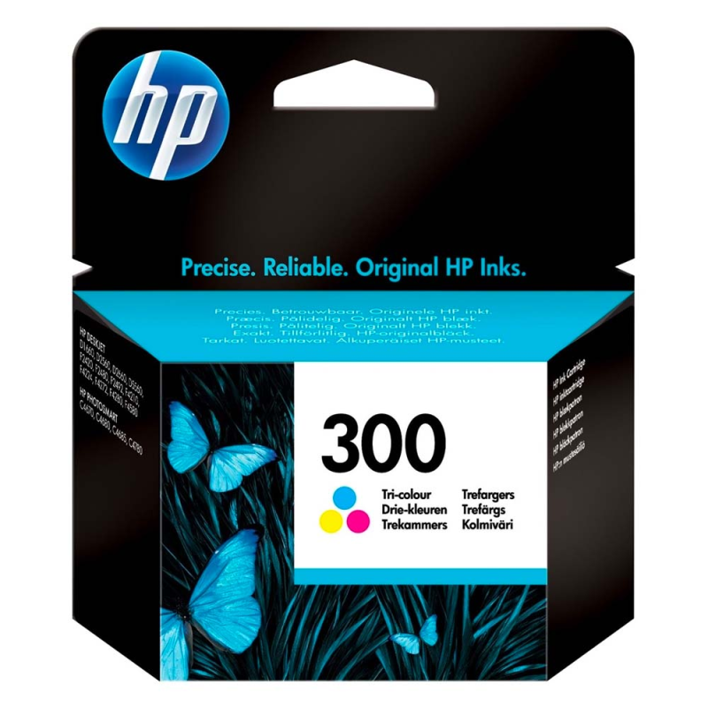 HP - Μελάνι 300, Tri-Colour 165 Pages CC643EE
