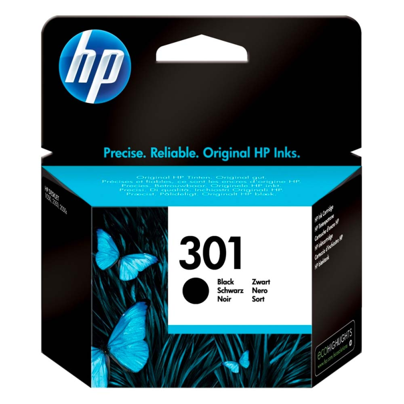 HP - Μελάνι 301, Black 170 Pages CH561EE