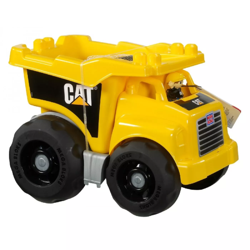 Mattel - Mega Bloks, Deluxe Φορτηγό Cat Με Τουβλάκια Για Παιδιά DCJ86