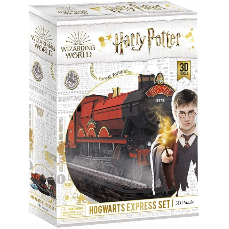 Cubic Fun - 3D Puzzle Harry Potter, Hogwarts Express Set 180 Pcs DS1010h