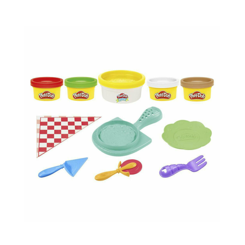 Hasbro Play-Doh - Kitchen Creations, Foody Favorites Cheesy Pizza F1726 (E6686)