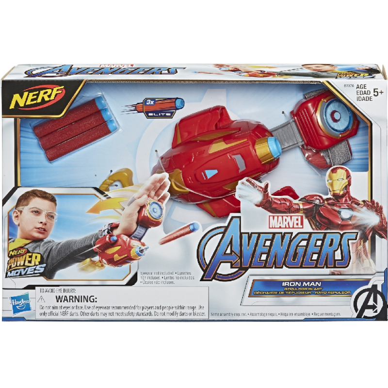 Hasbro Nerf - Marvel Avengers Power Moves Role Play, Iron Man E7376