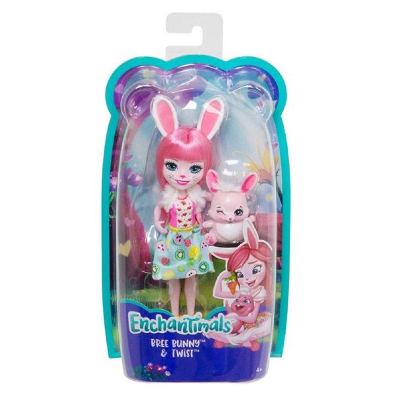 Mattel Enchantimals – Κούκλα Και Ζωάκι Bree Bunny & Twist FXM73 (DVH87)