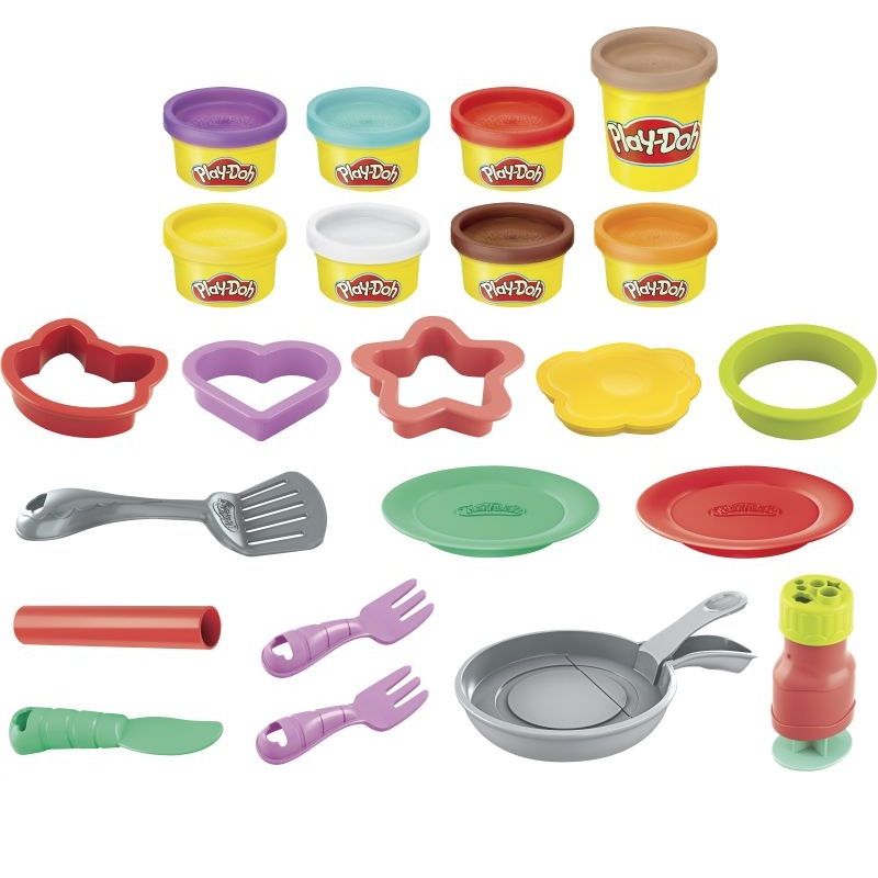 Hasbro Play-Doh - Kitchen Creations, Flip' N Pancakes Playset F1279