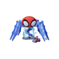 Hasbro - Marvel Spidey And His Amazing Friends, Web-Quarters Playset With Lights, Sounds, Vehicle F1461