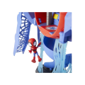 Hasbro - Marvel Spidey And His Amazing Friends, Web-Quarters Playset With Lights, Sounds, Vehicle F1461