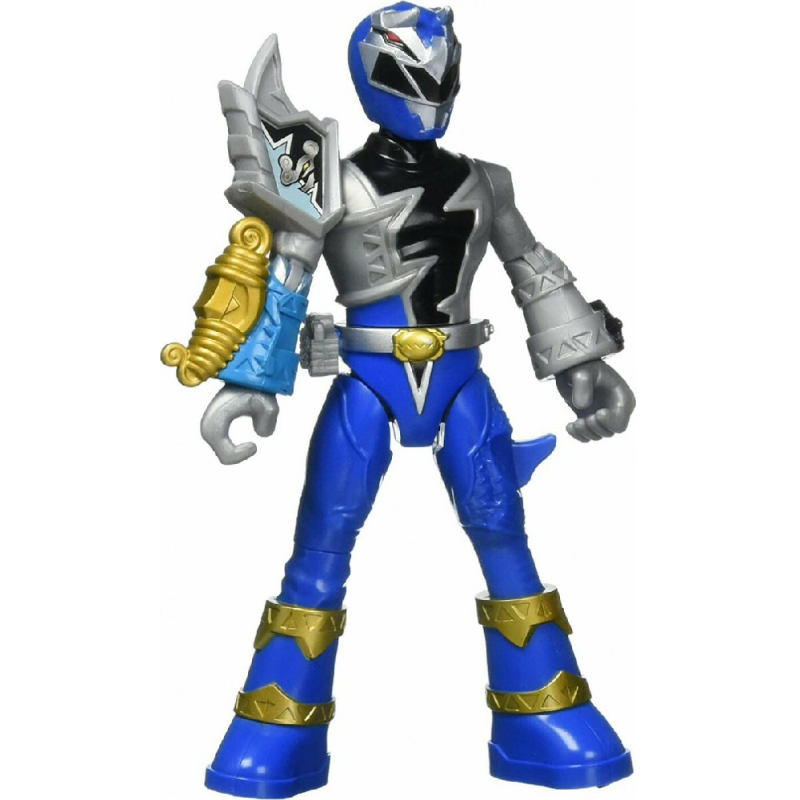 Hasbro Power Rangers - Battle Attackers, Blue Ranger Vs Shockhorn F1603 (F1261)