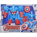 Hasbro - Marvel Avengers, Mech Strike, Ultimate Mech Suit, Captain America F1669 (F0262)