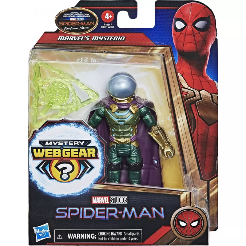 Hasbro - Marvel Spider-Man, Mystery Web Gear, Marvel's Mysterio F1914 (F0231)