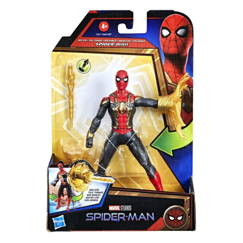 Hasbro - Marvel Spider-Man, Web Spin Spider-Man Deluxe Figure F1917 (F0232)