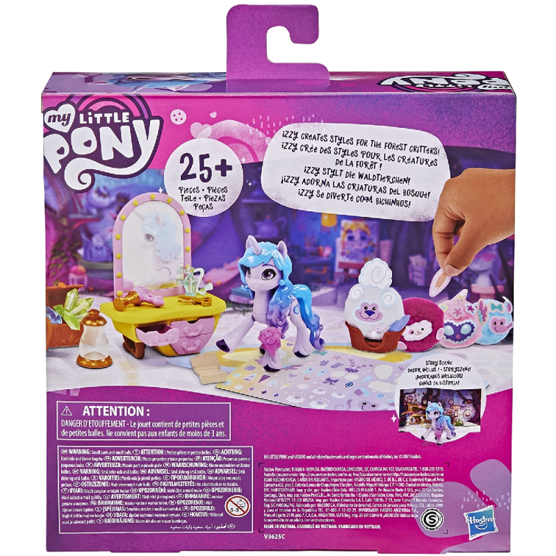 Hasbro My Little Pony -A New Generation Movie Story Scenes, Critter Creation Izzy Moonbow F2935 (F2863)