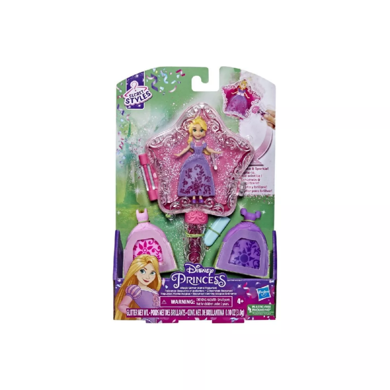 Hasbro Disney Princess - Secret Styles, Magic Glitter Wand Rapunzel F3276 (F3233)