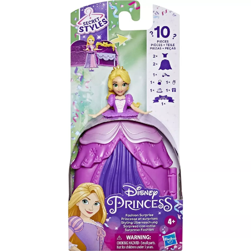 Hasbro Disney Princess - Secret Styles, Fashion Surprise Rapunzel F3469 (F0378)