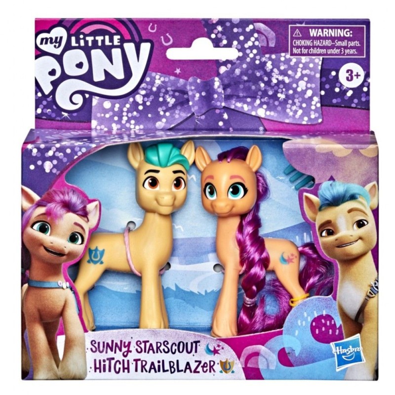 Hasbro My Little Pony - Movie Fun Friends, Sunny Starscout, Hitch Trailblaizer F3800 (F3780)