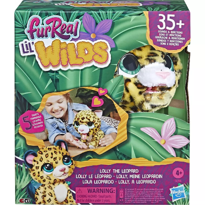 Hasbro FurReal - Lil Wilds Lolly The Leopard Animatronic Toy Electronic F4394