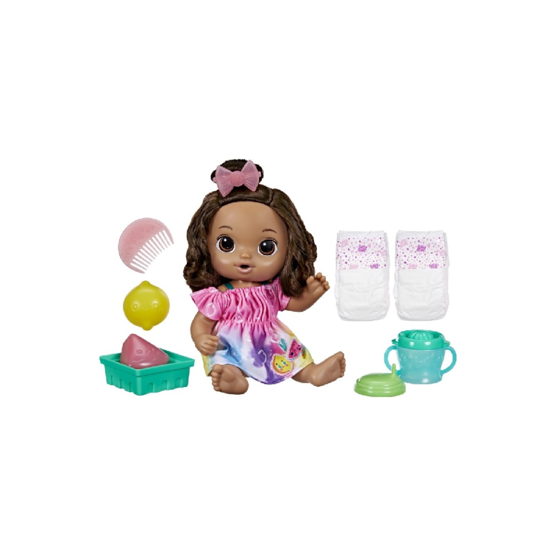 Hasbro Baby Alive - Fruity Sips Lemon Brunette Hair F7357