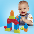 Fisher Price - Mega Blocks, Τσάντα Με Τουβλάκια 40 Tμχ FKL01