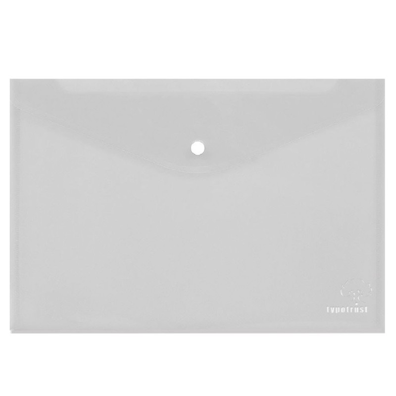 Typotrust - Φάκελος Κουμπί A3, Διαφανές Λευκό FP25003-10
