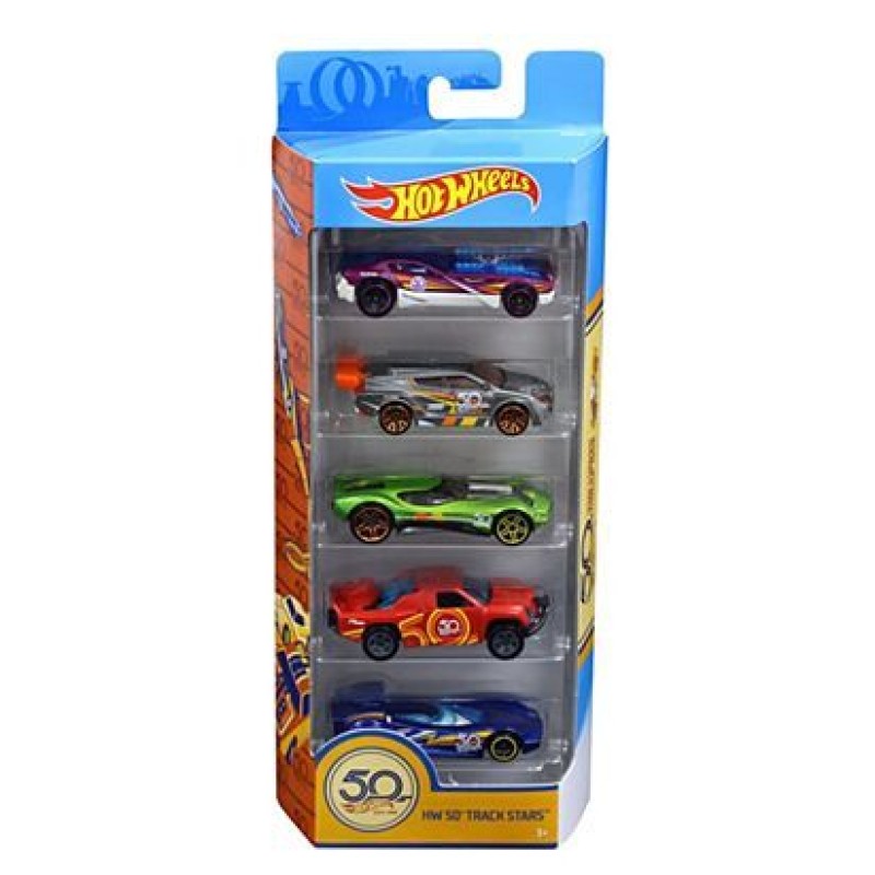 Mattel Hot Wheels Επετειακά Αυτοκινητάκια Σετ 5Τμχ (FWF98)