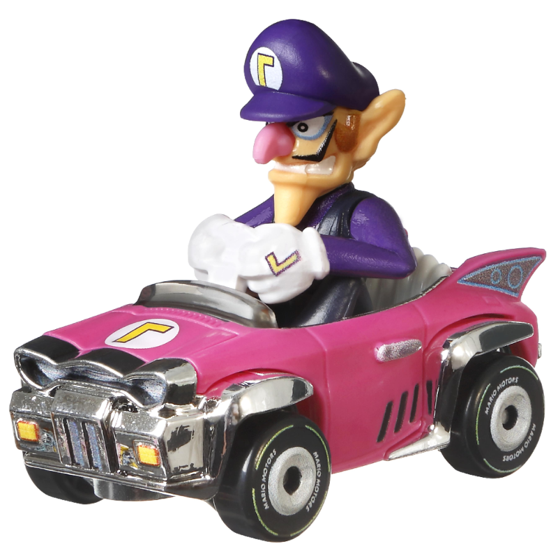 Mattel Hot Wheels - Αυτοκινητάκι Super Mario, Waluigi (Badwagon) GJH54 (GBG25)