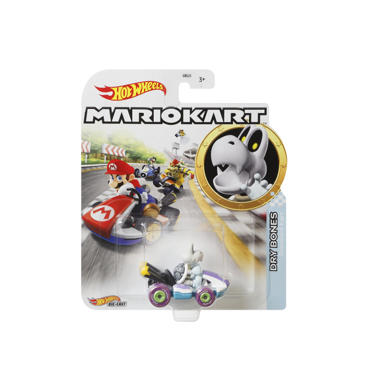 Mattel Hot Wheels - Mario Kart, Dry Bones, (Standart Kart) GJH59 (GBG25)