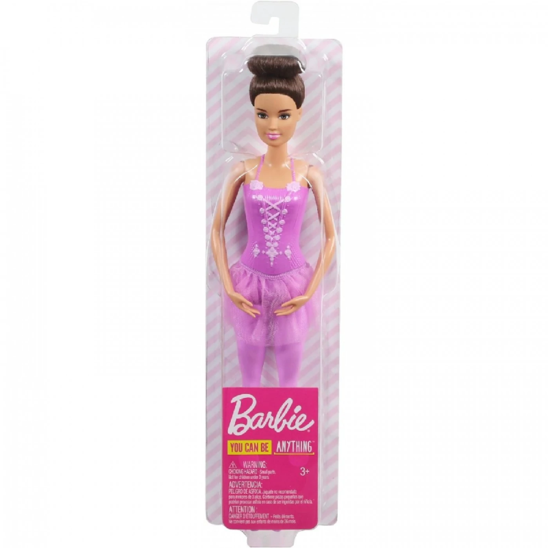 Mattel Barbie -  Μπαλαρίνα Μελαχρινά Μαλλιά Με Tutu Φούστα - Μωβ GJL60 (GJL58)