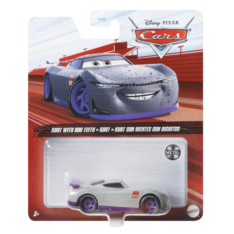 Mattel Cars - Αυτοκινητάκι, Kurt With Bug Teeth GJY98 (DXV29)
