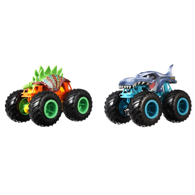 Mattel Hot Wheels - Monster Trucks, Motosaurus Vs Mega Wrex GLC86 (FYJ64)