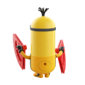 Mattel Minions - The Rise Of Gru, Φιγούρα Fast Fanning Kevin GNR51 (GMD90)