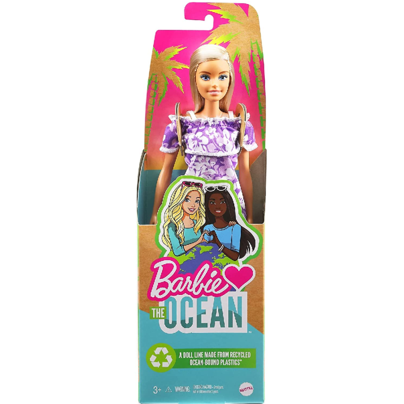 Mattel Barbie Loves The Planet- Barbie Loves The Ocean, Ξανθά Μαλλιά GRB36 (GRB35)