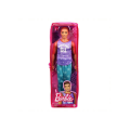 Mattel Barbie - Ken Fashionistas Doll No.164, Με Μωβ Μπλούζα Malibu GRB89 (DWK44)