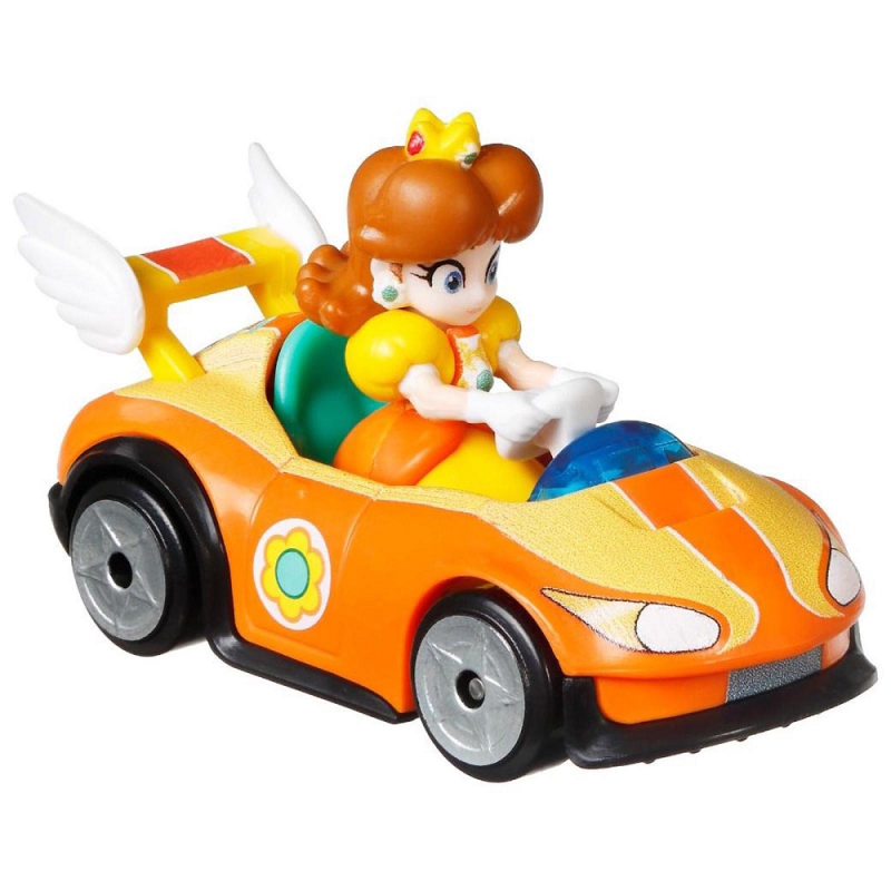 Mattel Hot Wheels - Mario Kart, Princess Daisy, Wild Wing GRN14 (GBG25)