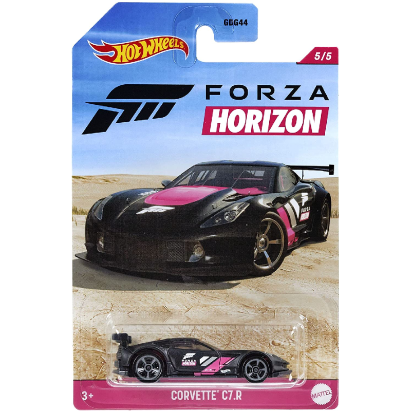 Mattel Hot Wheels - Αυτοκινητάκι Forza Horizon, Corvette C7.R GRP37 (GYN22)