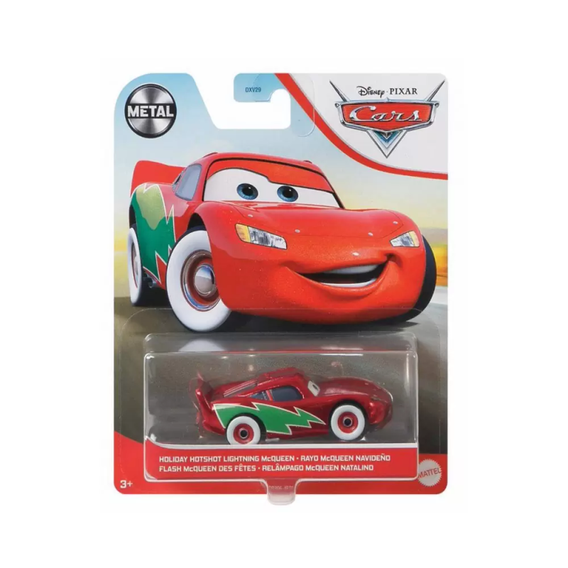 Mattel Cars - Αυτοκινητάκι, Holiday Hotshot Lighting McQueen GRR96 (DXV29)