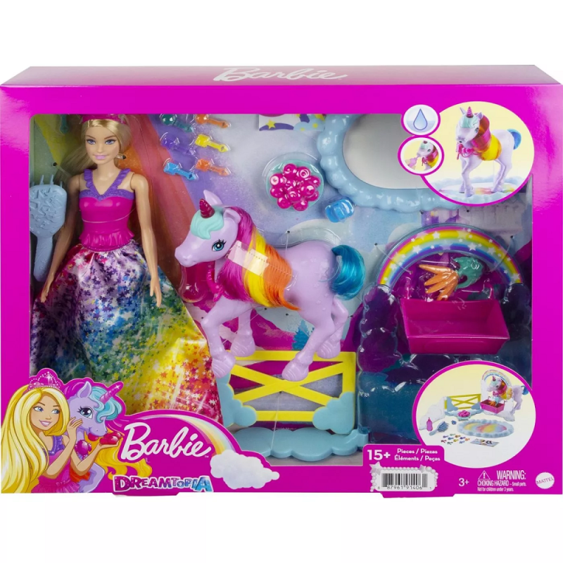 Mattel Barbie -  Dreamtopia, Πριγκίπισσα Και Μονόκερος GTG01