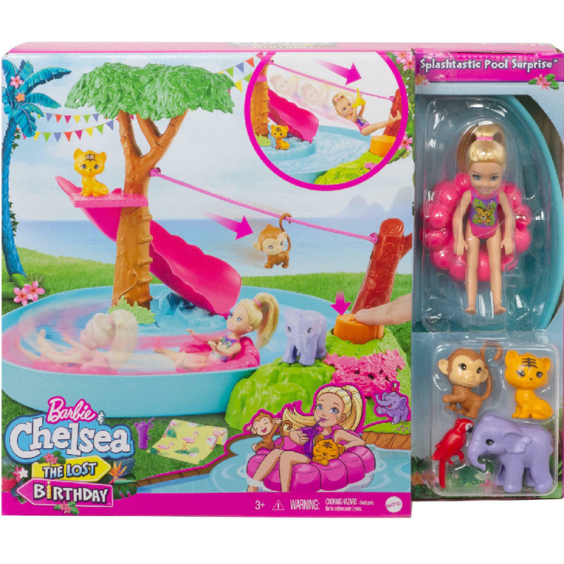 Mattel Barbie - Club Chelsea, Παιχνίδια Στο Ποτάμι Σετ GTM85