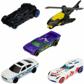 Mattel Hot Wheels – Αυτοκινητάκια 1:64 Σετ Των 5, Batman GTN43 (01806)