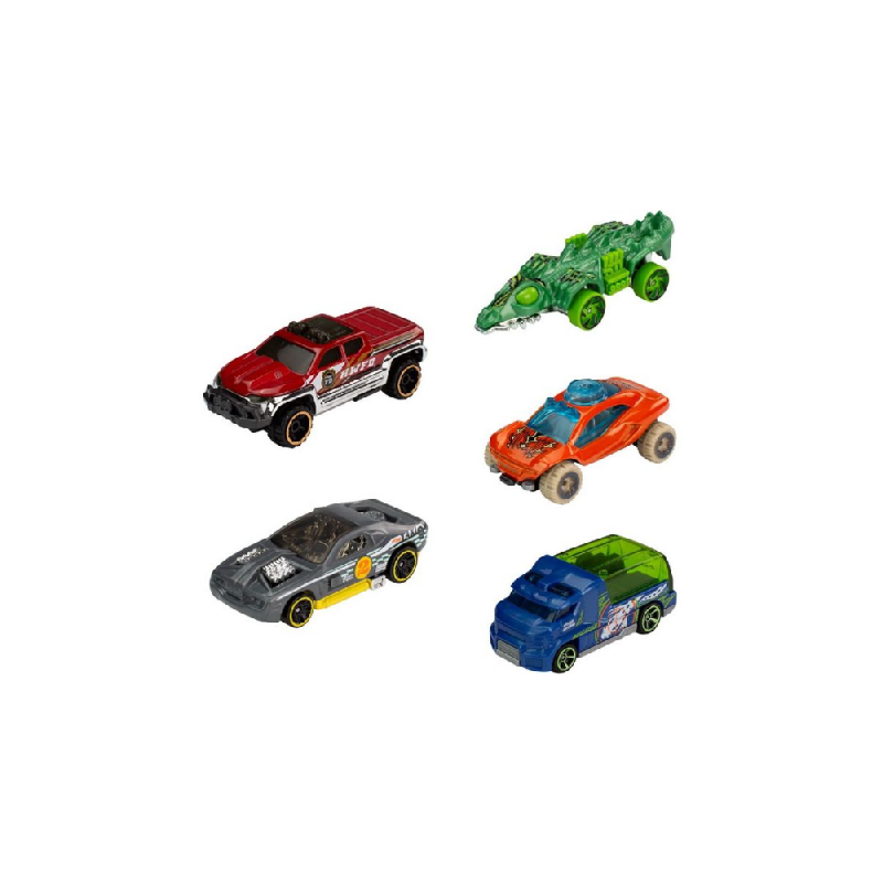 Mattel Hot Wheels – Αυτοκινητάκια 1:64 Σετ Των 5, Toxic Creatures GTN46 (01806)