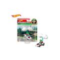 Mattel Hot Wheels – Mario Kart Αυτοκινητάκι, Luigi Με Ανεμόπτερο GVD35 (GVD30)