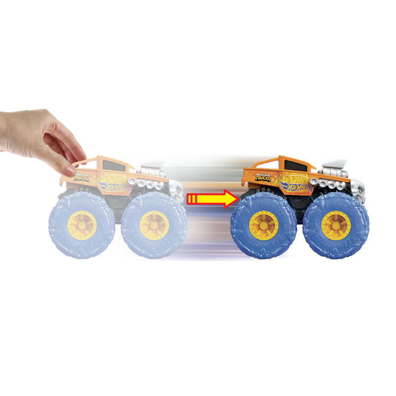 Mattel Hot Wheels - Monster Trucks, Twisted Tredz, Bone Shaker GVK45 (GVK37)