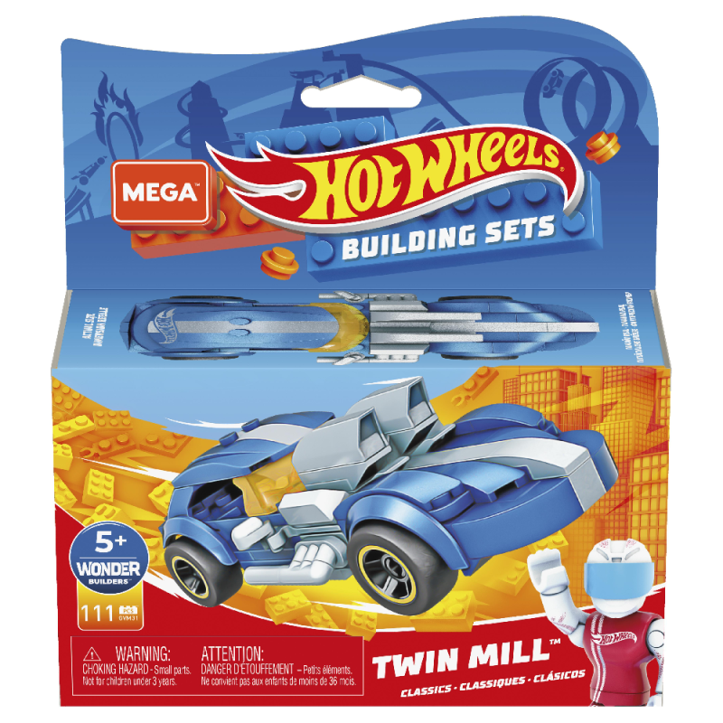 Mattel Hot Wheels - Mega Bloks, Mega Construx, Twin Mill GVM31 (GVM28)